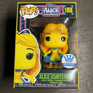 Funko Pop Disney Alice in Wonderland Blacklight Funko Shop Exclusive